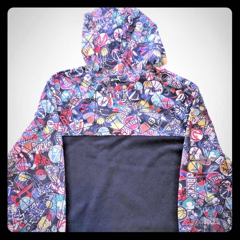 NBA Teams Black Pullover Hoodie
